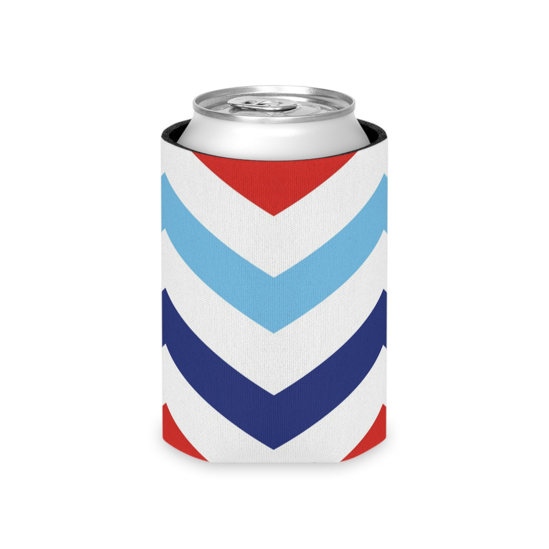 Patriotic Chevron - Can Cooler