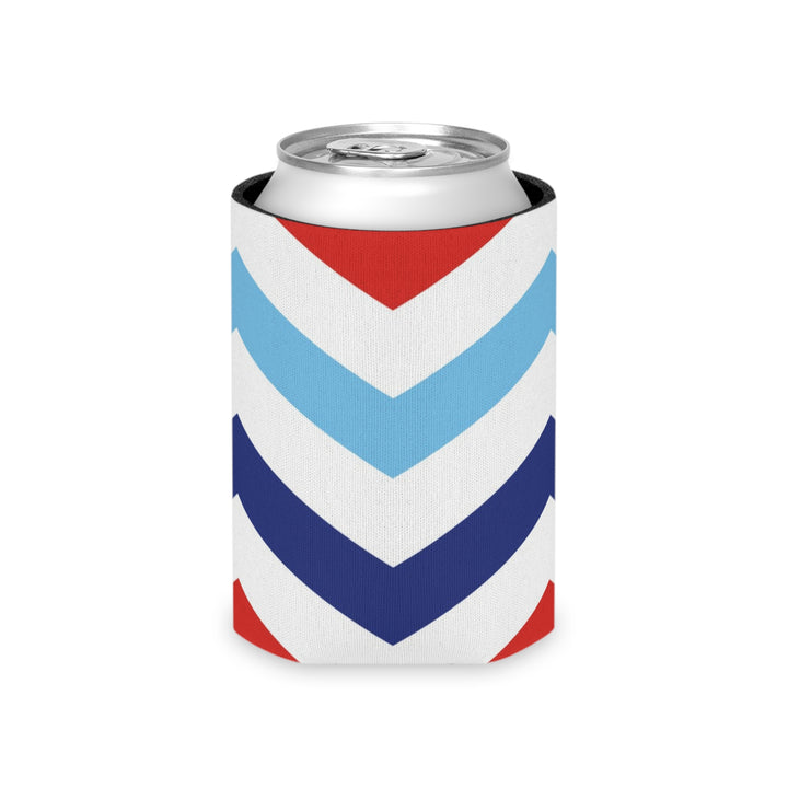 Patriotic Chevron - Can Cooler