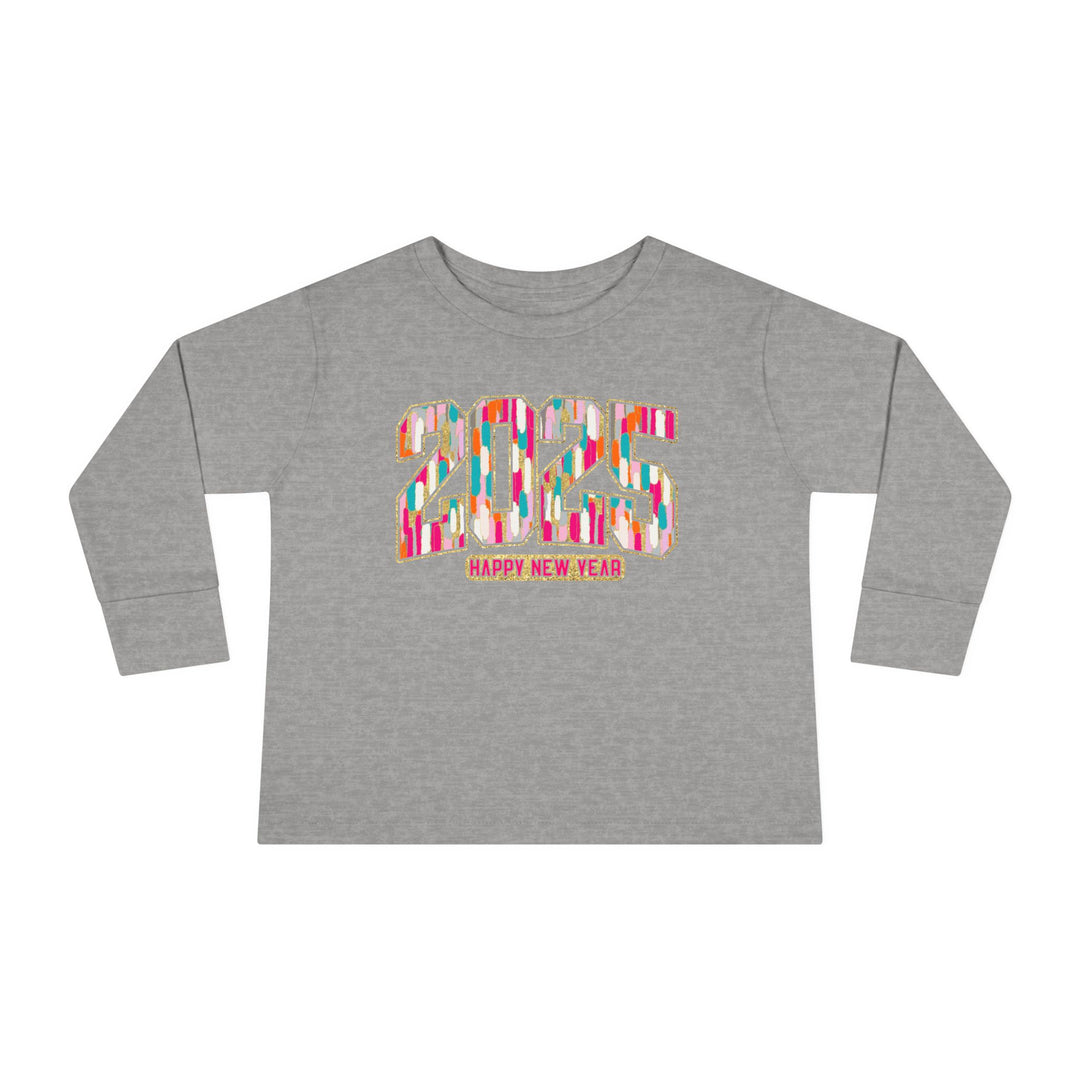 2025 Happy New Year - Toddler Long Sleeve Tee
