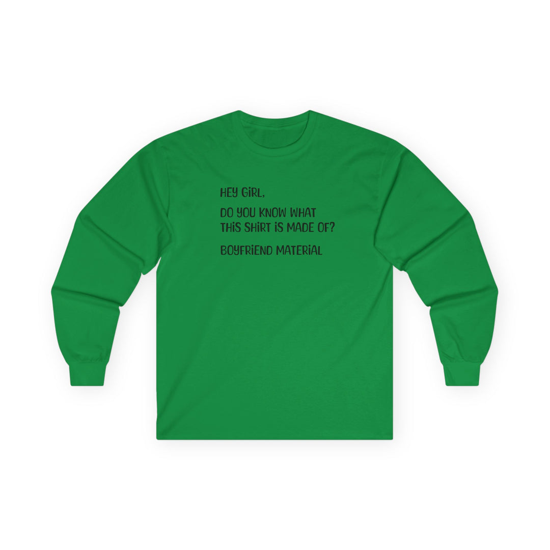 Boyfriend Material - Unisex Ultra Cotton Long Sleeve Tee