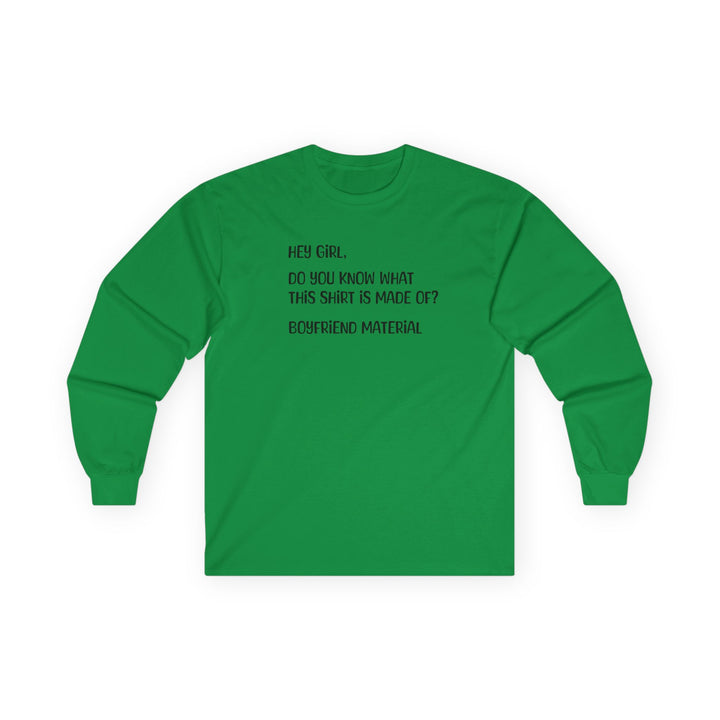 Boyfriend Material - Unisex Ultra Cotton Long Sleeve Tee