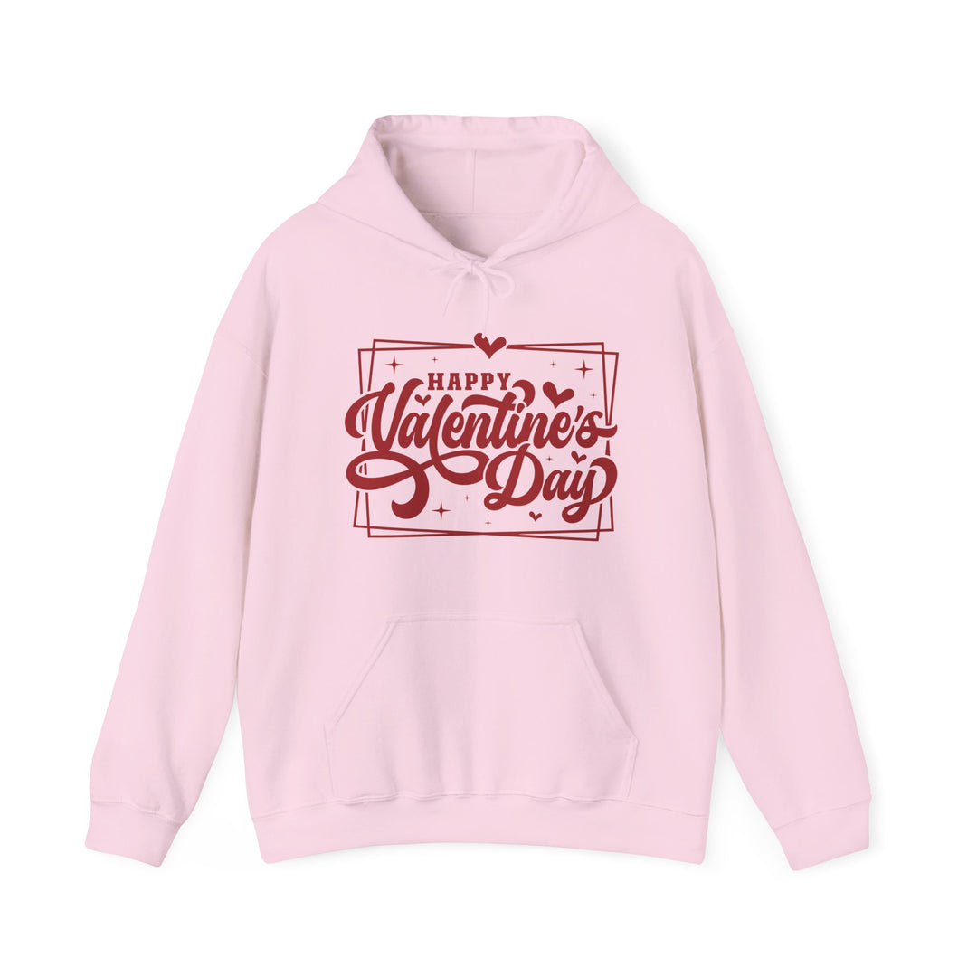 Happy Valentine's Day W/Hearts - Unisex Heavy Blend™ Hooded Sweatshirt