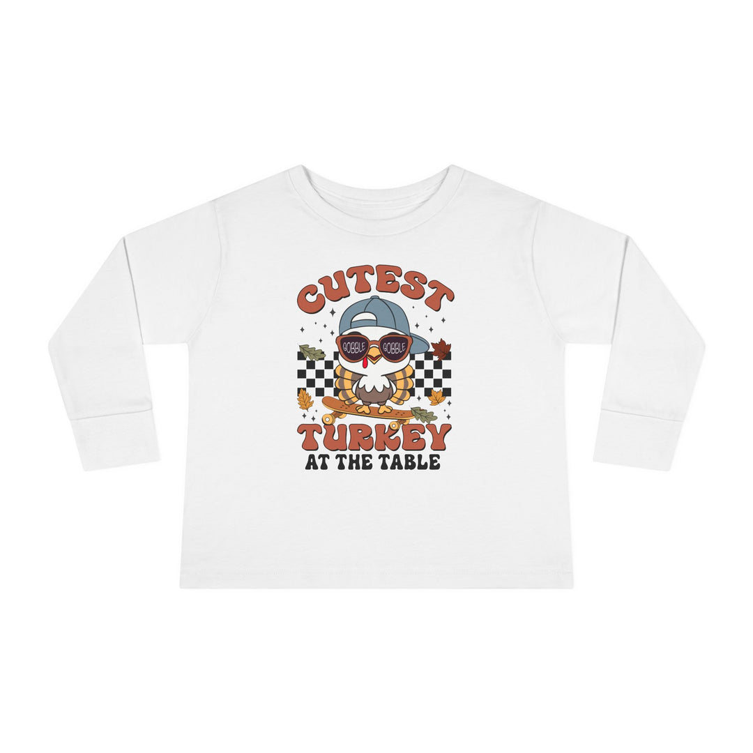 Cutest turkey Boys - Toddler Long Sleeve Tee