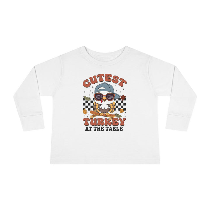Cutest turkey Boys - Toddler Long Sleeve Tee