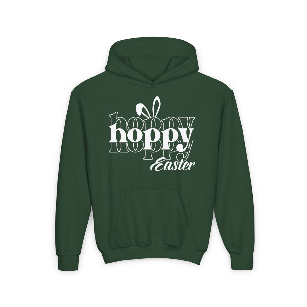 Hoppy Easter - Youth Heavy Blend Hooded Sweatshirt