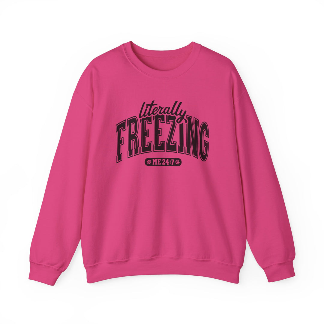 Literally Freezing - Unisex Heavy Blend™ Crewneck Sweatshirt