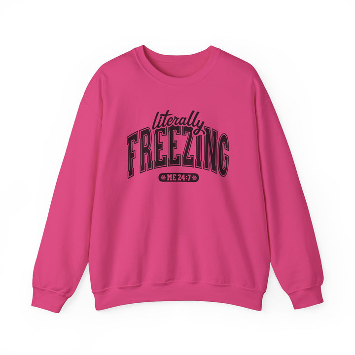 Literally Freezing - Unisex Heavy Blend™ Crewneck Sweatshirt