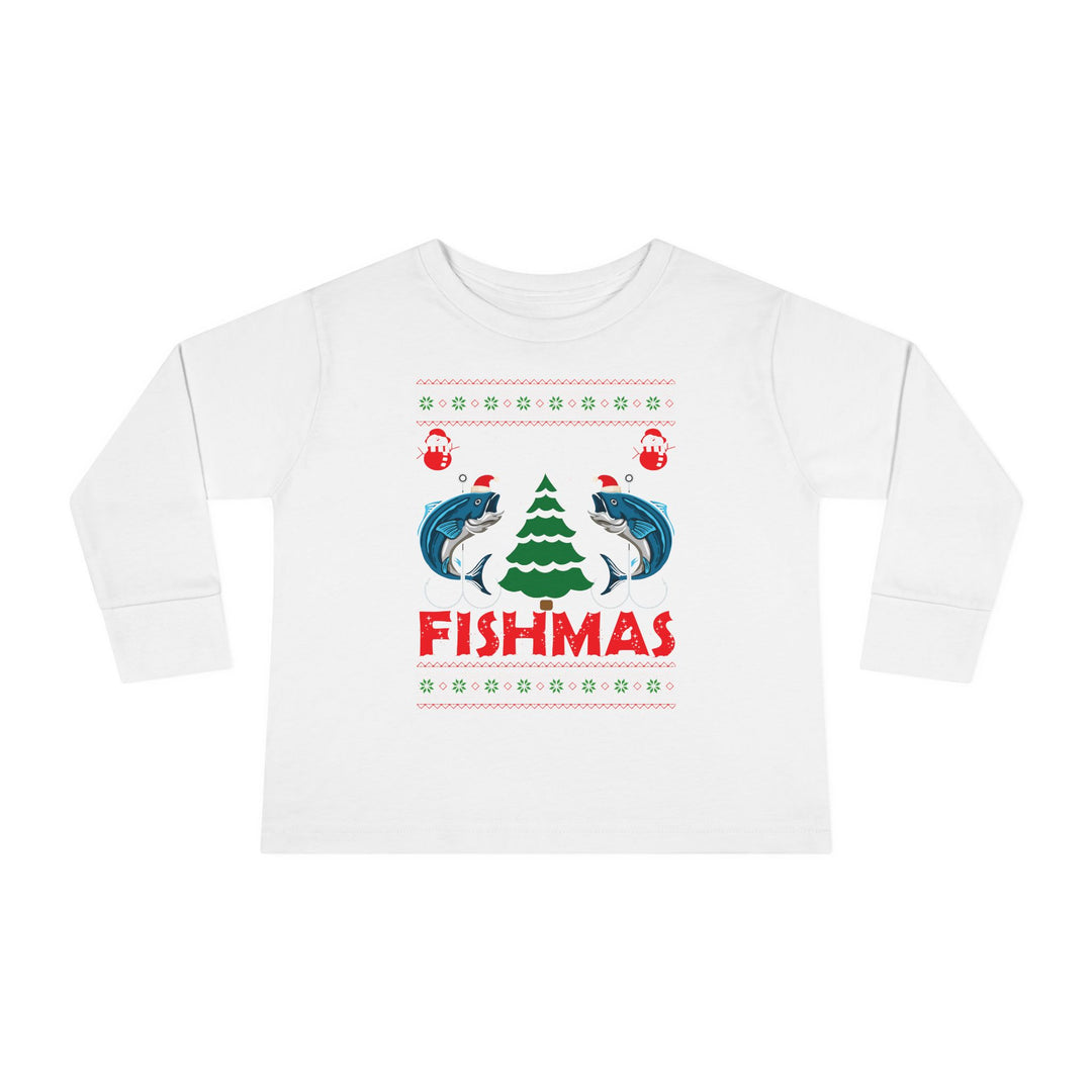 Merry Fishmas - Toddler Long Sleeve Tee