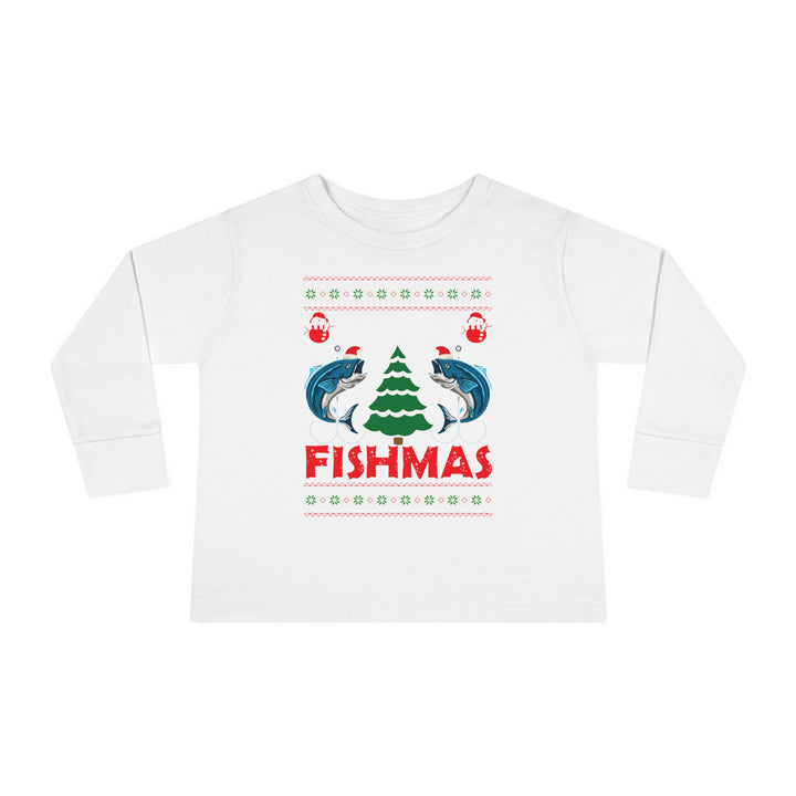 Merry Fishmas - Toddler Long Sleeve Tee