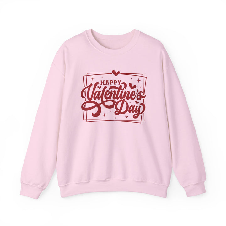 Happy Valentine's Day W/Hearts - Unisex Heavy Blend™ Crewneck Sweatshirt
