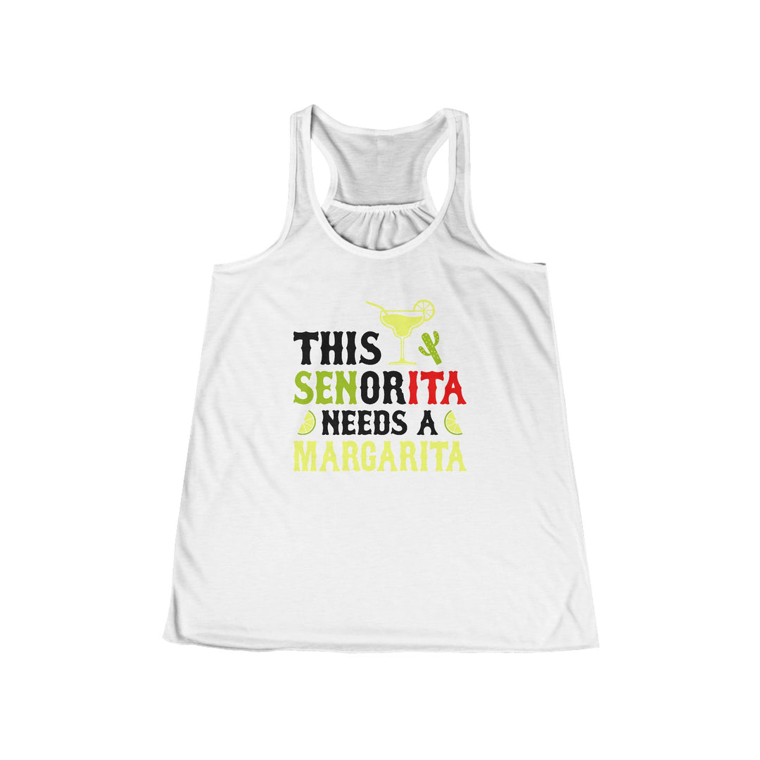 This Señorita - Women's Flowy Racerback Tank