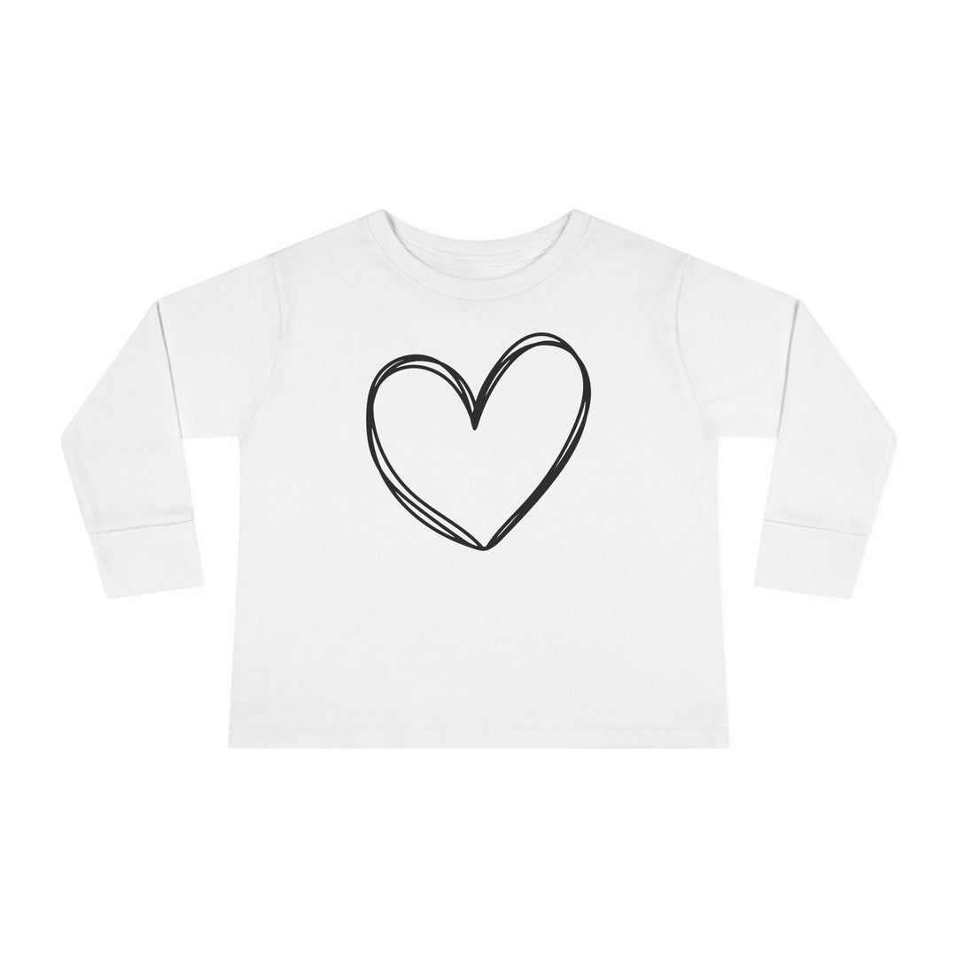 Heart - Toddler Long Sleeve Tee