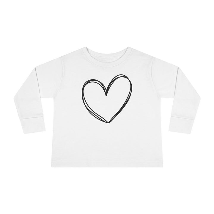 Heart - Toddler Long Sleeve Tee