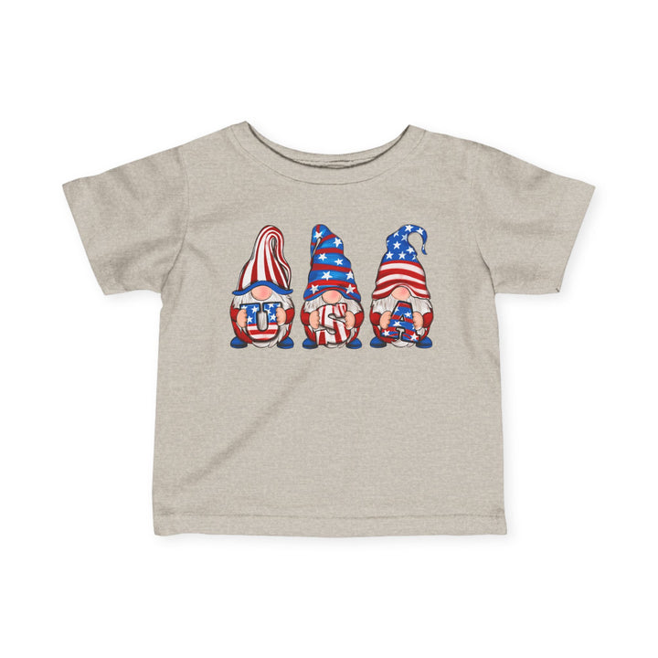 4th Of July Gnomes - Infant Fine Jersey Tee