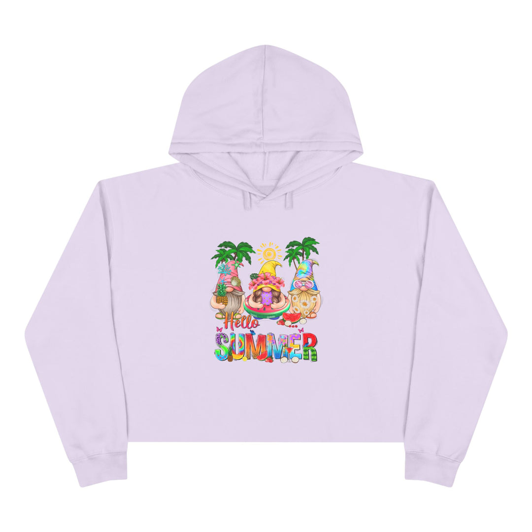 Summer Gnomes - Crop Hoodie