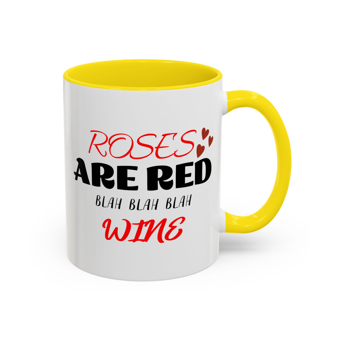 Blah Blah Blah Wine - Accent Coffee Mug (11, 15oz)