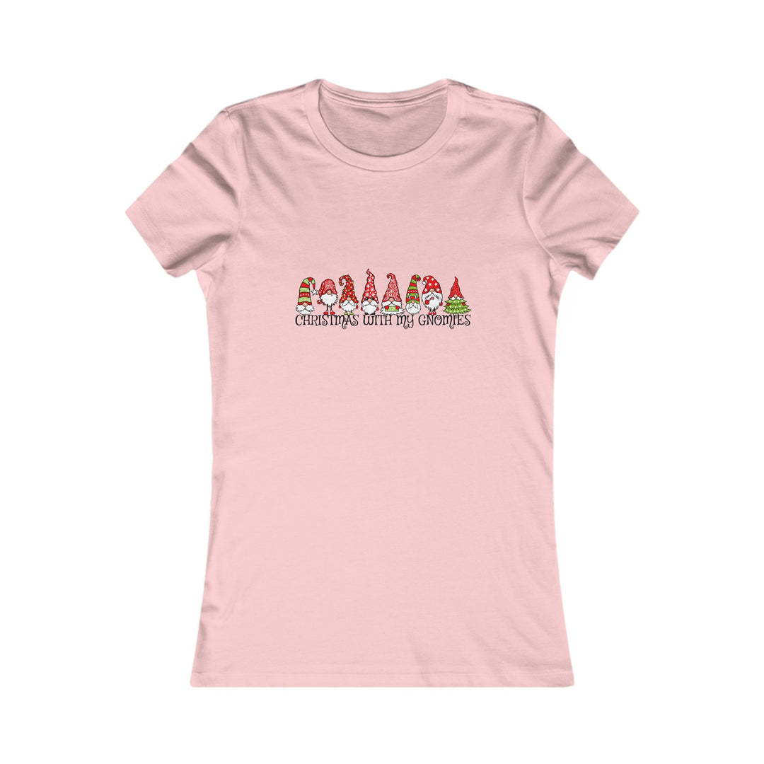 Christmas With My Gnomes - Women's Favorite Tee