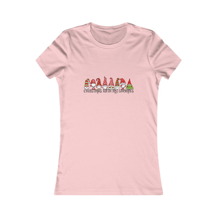 Christmas With My Gnomes - Women's Favorite Tee