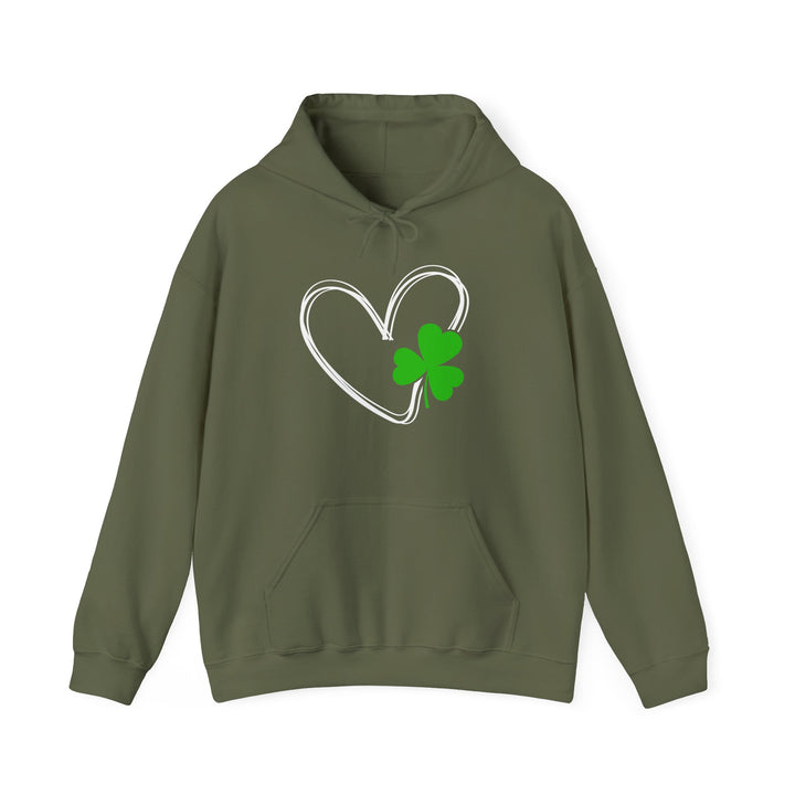 Heart & Clover - Unisex Heavy Blend™ Hooded Sweatshirt