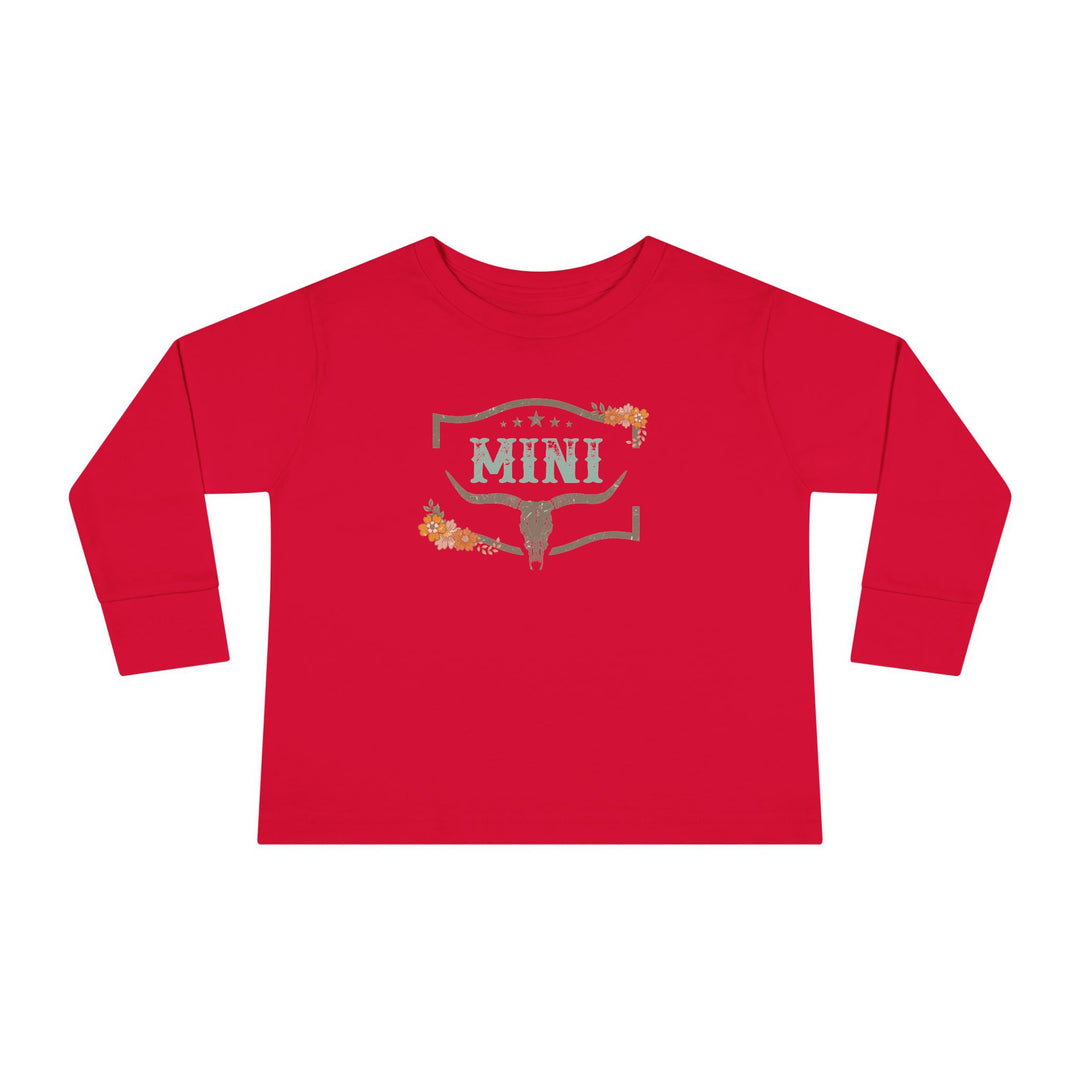 Skull Mini - Toddler Long Sleeve Tee