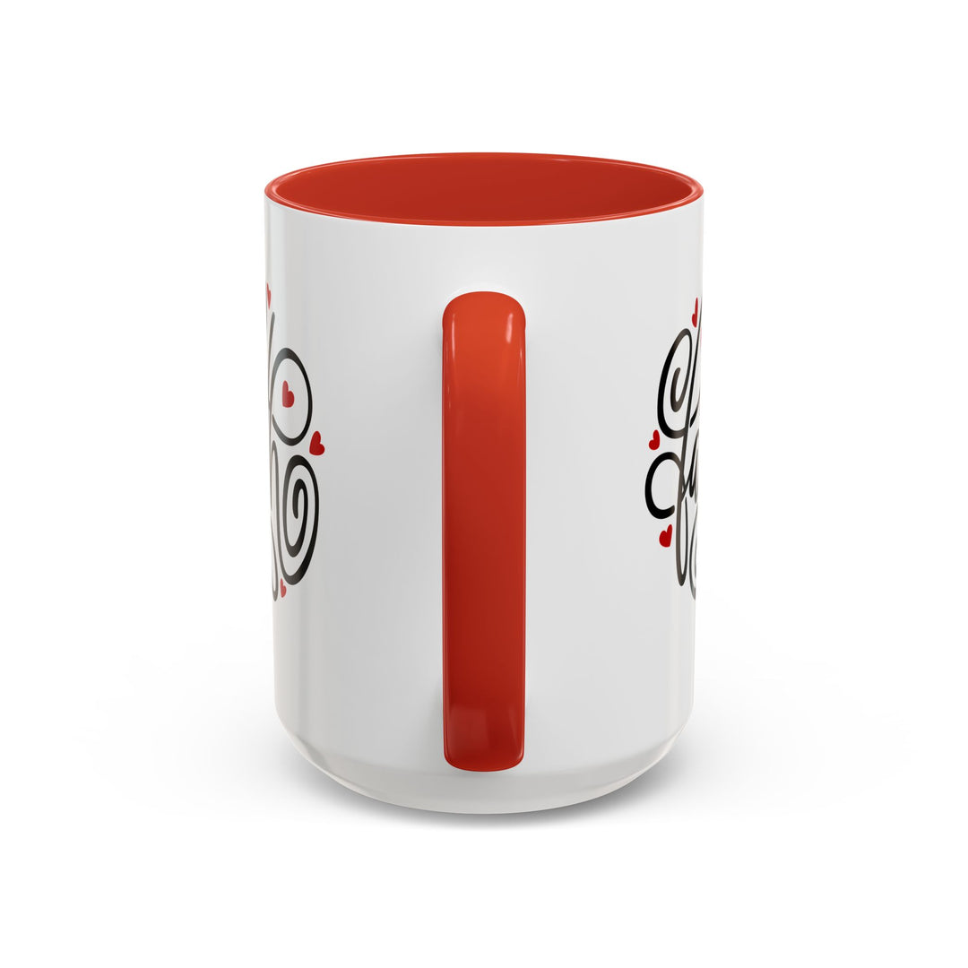 Faith Hearts - Accent Coffee Mug (11, 15oz)