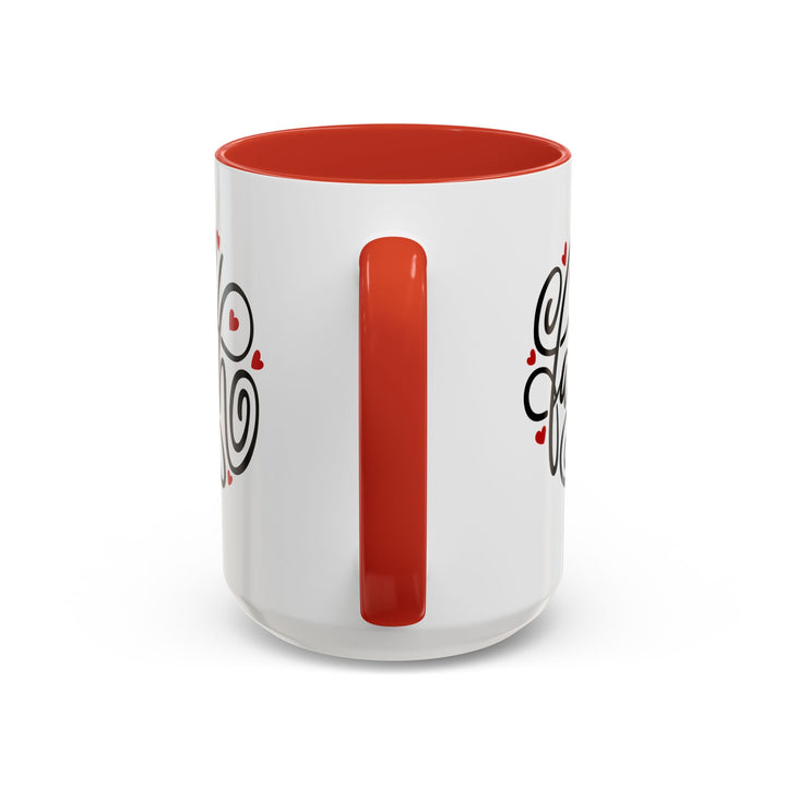 Faith Hearts - Accent Coffee Mug (11, 15oz)