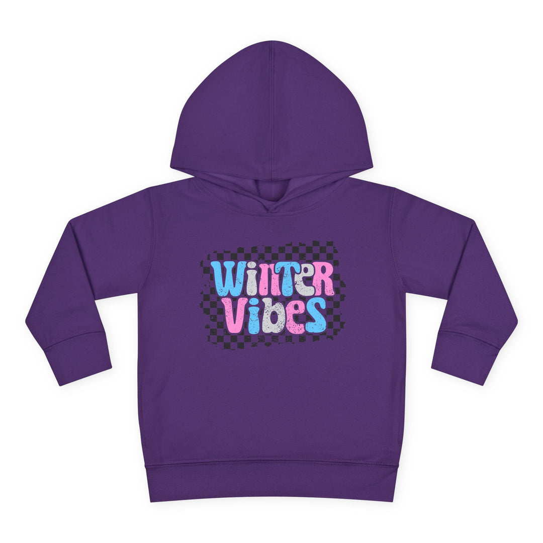 Winter Vibes - Toddler Pullover Fleece Hoodie