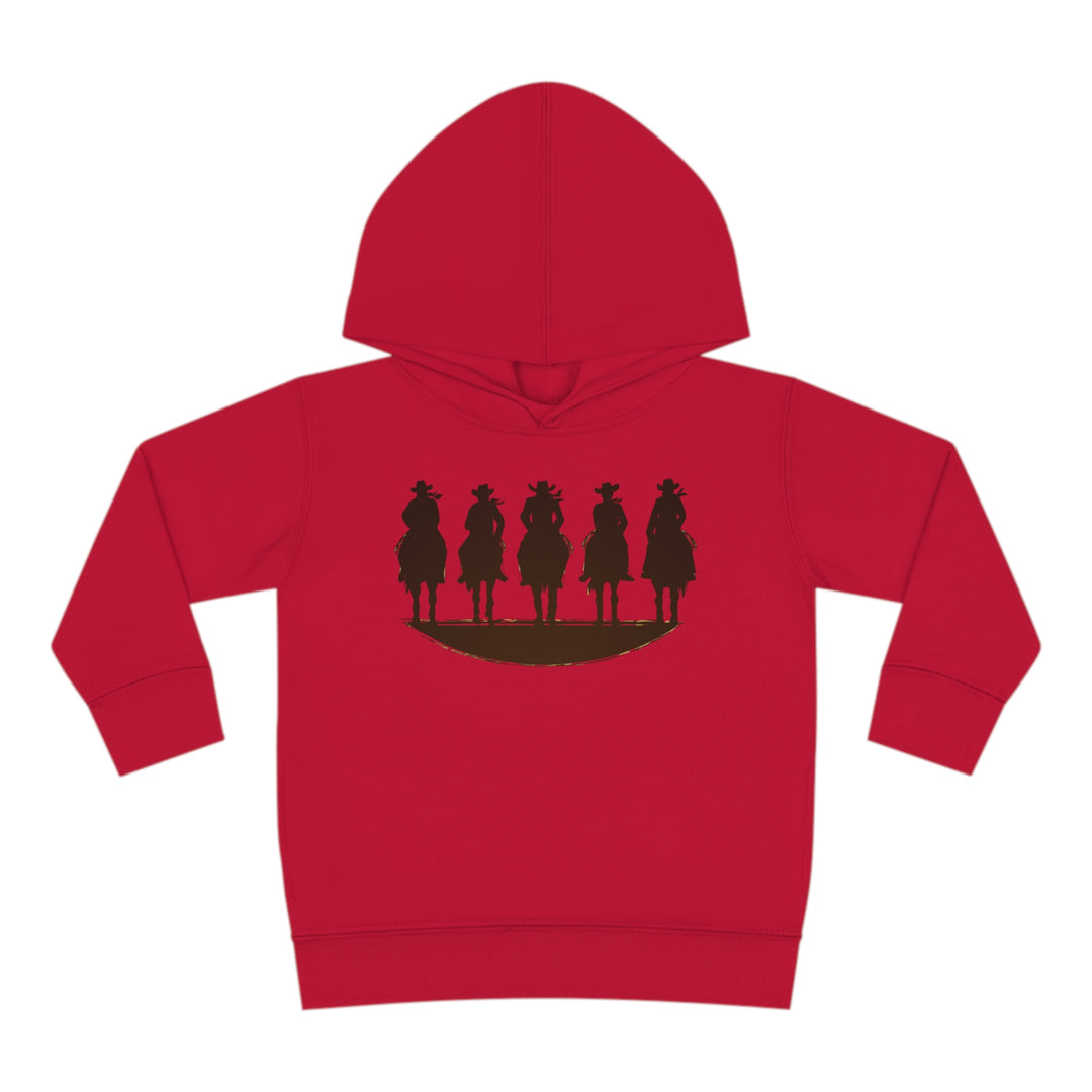 Cowboy Silhouette - Toddler Pullover Fleece Hoodie