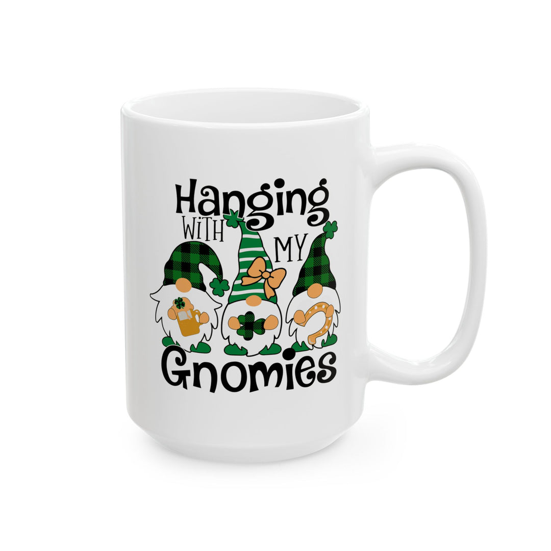 St. Patricks Day Gnomes - Ceramic Mug, (11oz, 15oz)
