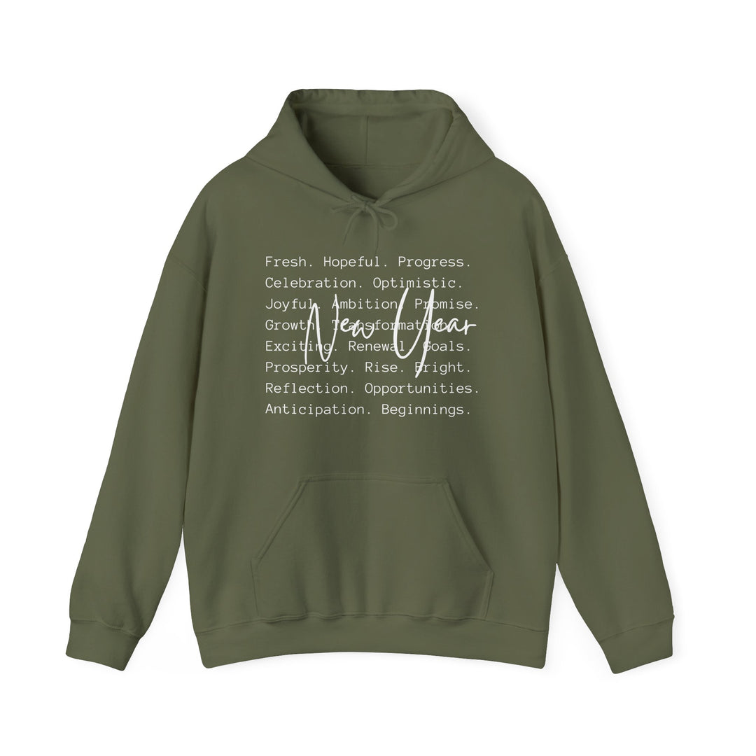 New Year Optimism - Unisex Heavy Blend™ Hooded Sweatshirt