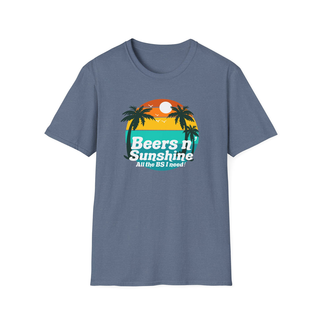 Beers N Sunshine - Unisex Softstyle T-Shirt