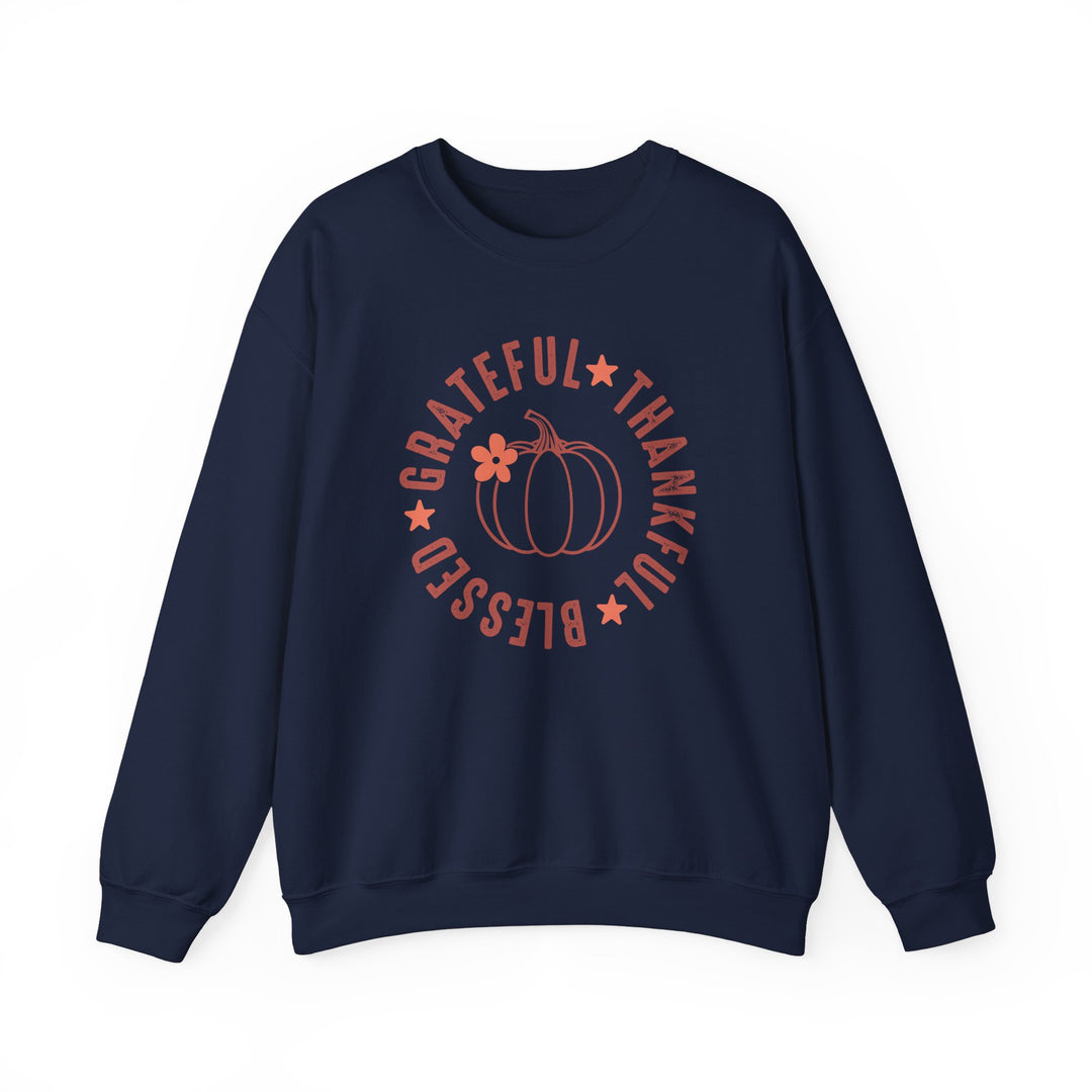 Grateful Thankful Blessed - Unisex Heavy Blend™ Crewneck Sweatshirt