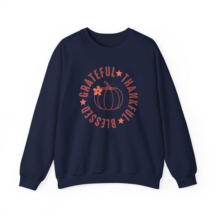 Grateful Thankful Blessed - Unisex Heavy Blend™ Crewneck Sweatshirt