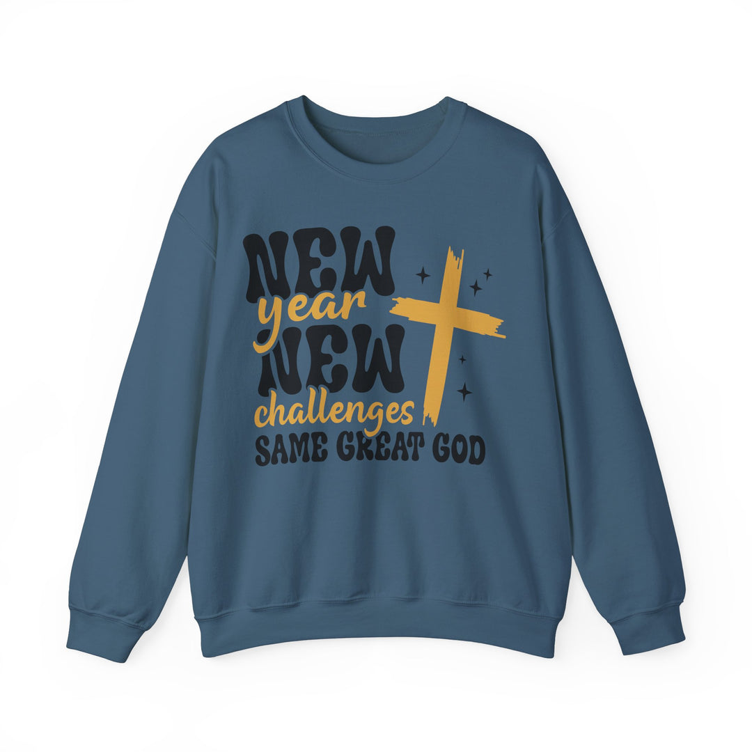New Year Same Great God - Unisex Heavy Blend™ Crewneck Sweatshirt