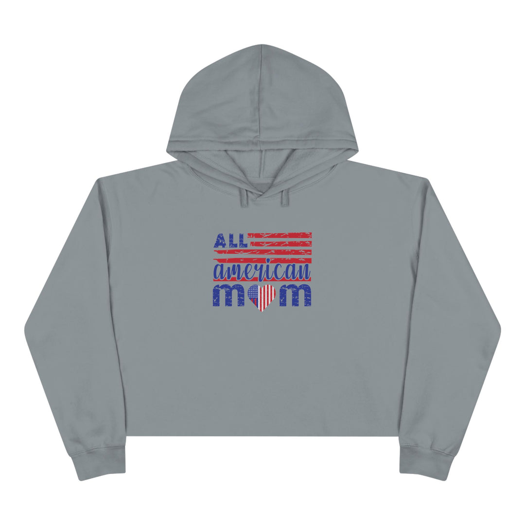 All American Mom  - Crop Hoodie