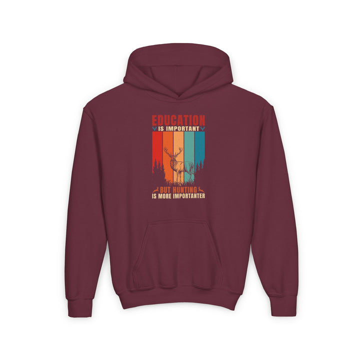 Hunting Education - Youth Heavy Blend Hooded Sweatshirt