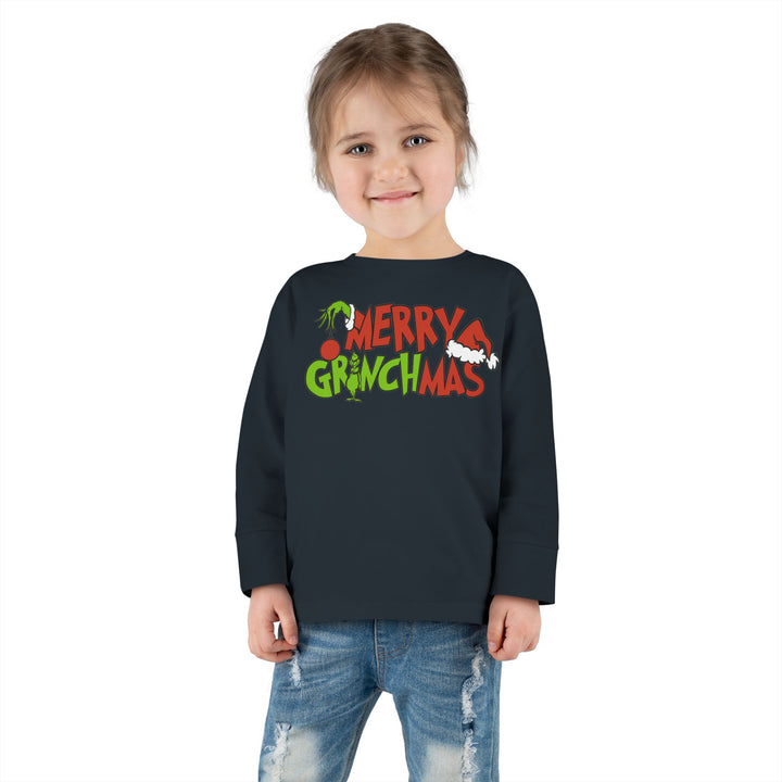 Merry Grinchmas - Toddler Long Sleeve Tee