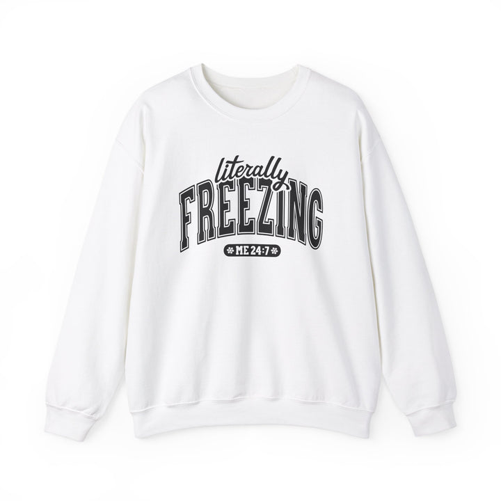 Literally Freezing - Unisex Heavy Blend™ Crewneck Sweatshirt