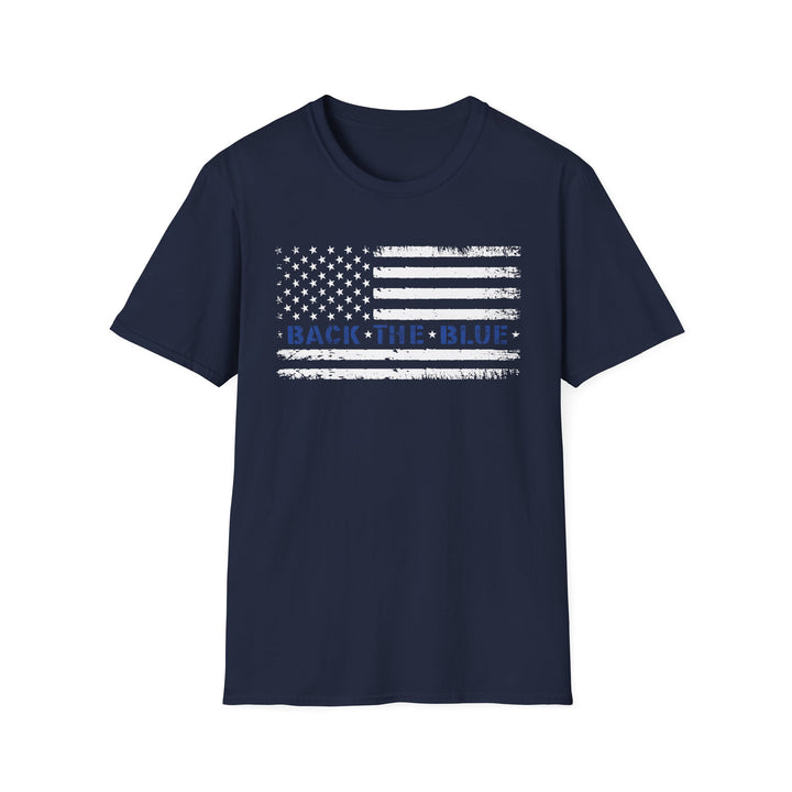 Back The Blue - Unisex Softstyle T-Shirt