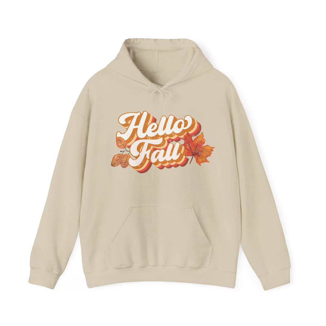 Retro Hello Fall - Unisex Heavy Blend™ Hooded Sweatshirt