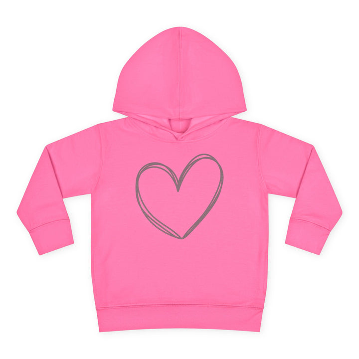 Heart - Toddler Pullover Fleece Hoodie