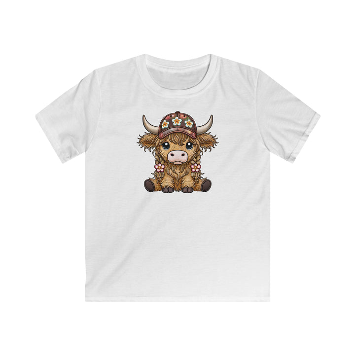 Summer Cow - Kids Softstyle Tee