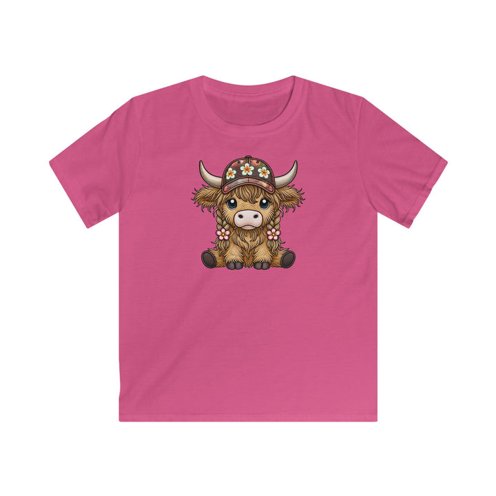 Summer Cow - Kids Softstyle Tee