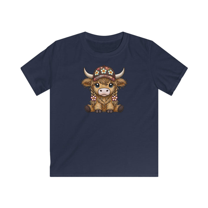 Summer Cow - Kids Softstyle Tee