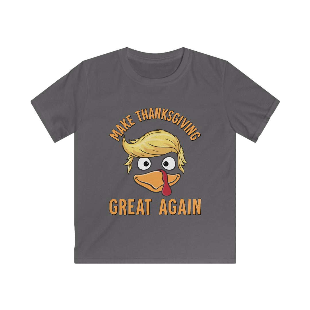 Make Thanksgiving Great Again - Kids Softstyle Tee