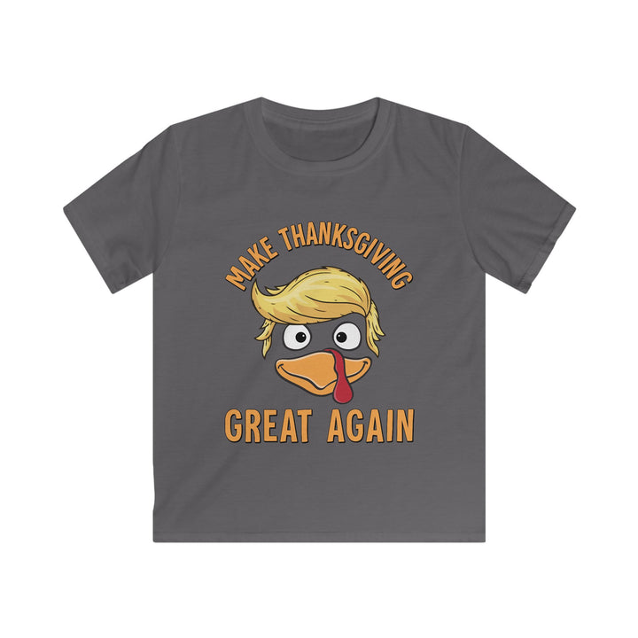 Make Thanksgiving Great Again - Kids Softstyle Tee