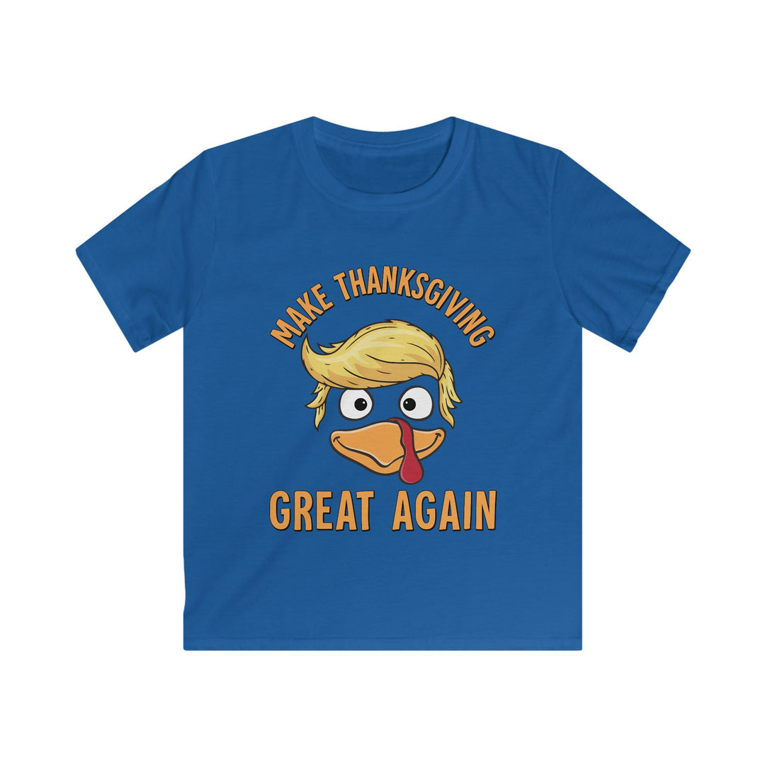 Make Thanksgiving Great Again - Kids Softstyle Tee