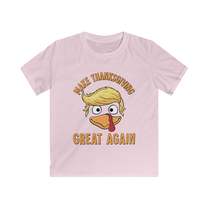 Make Thanksgiving Great Again - Kids Softstyle Tee