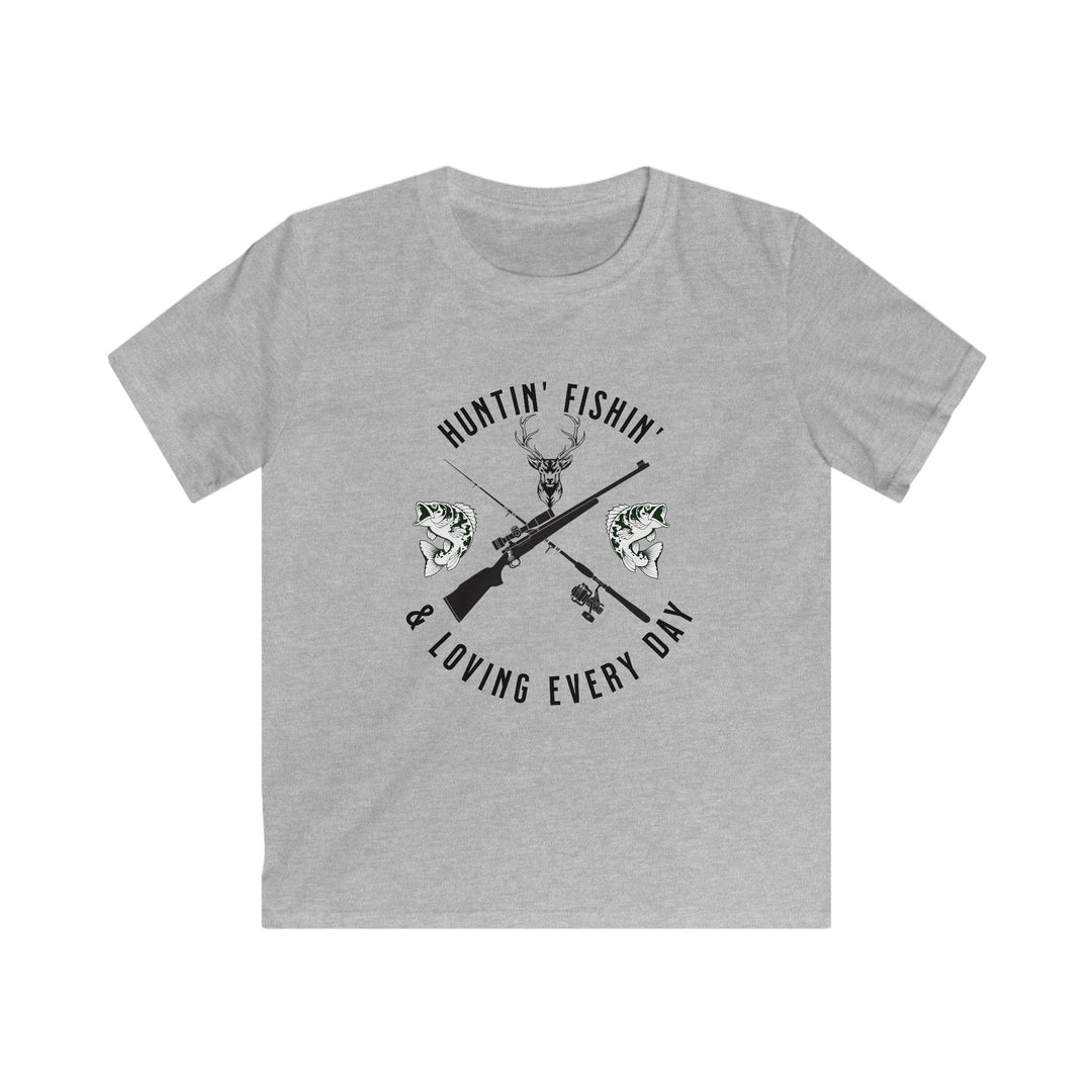 Huntin' Finshin' - Kids Softstyle Tee
