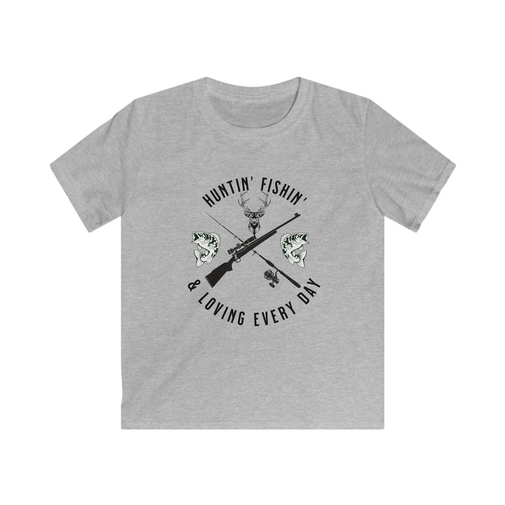 Huntin' Finshin' - Kids Softstyle Tee